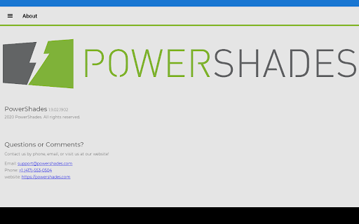 Powershades Home Control