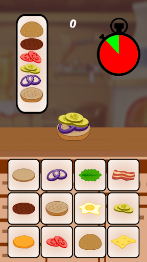 burger game Screen 2