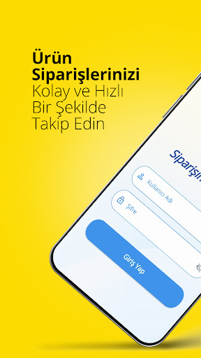 Android application Siparişim Nerede screenshort