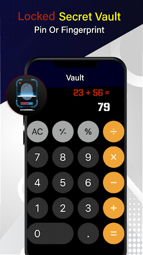 Android application File Locker - Calculator Vault screenshort