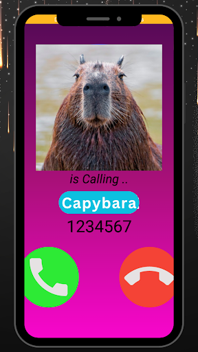 Capybara Funny Fake Call andchat