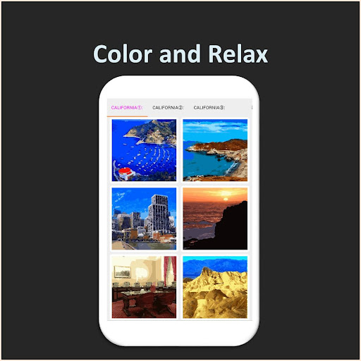 Color by Number - california Screen 3