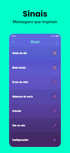 Android application Sinais screenshort