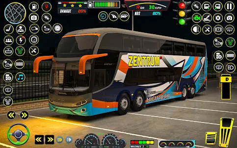 trò chơi lái xe buýt - xe buýt