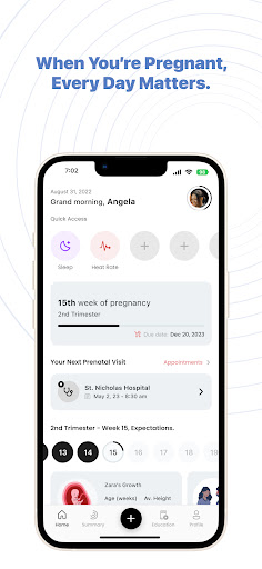 Android application Preggy Health screenshort