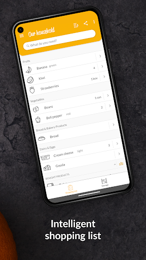 HNGRY Shopping list & Storage Screen 2