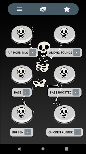 Android application Spooky Skeletons Soundboard screenshort