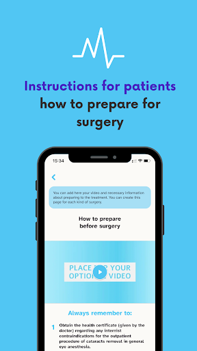 Eye Clinic App Screen 2