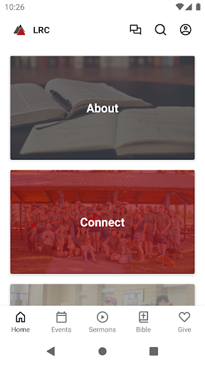 Android application Living Rock Church Gillette screenshort