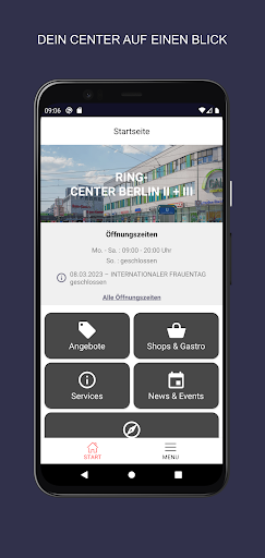 Android application Ring-Center screenshort
