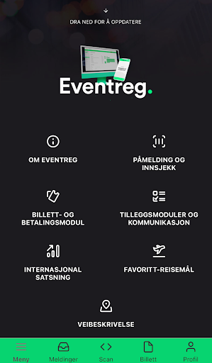 Eventreg Screen 2