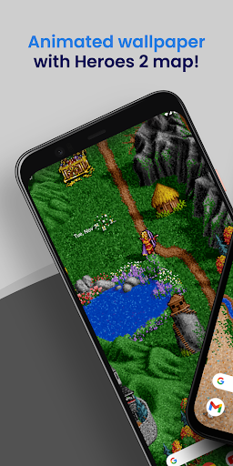Android application Heroes 2 live wallpaper screenshort