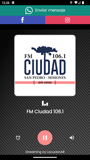 Android application FM Ciudad 106.1 screenshort
