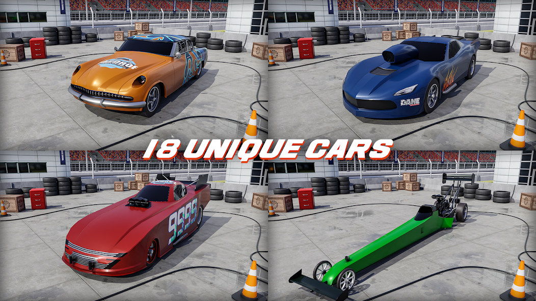 Drag Clash Pro: HotRod Racing 1.0.5 APK + Мод (Unlimited money) за Android
