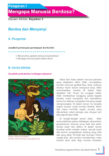 Buku Agama Kristen Kelas 5 K13