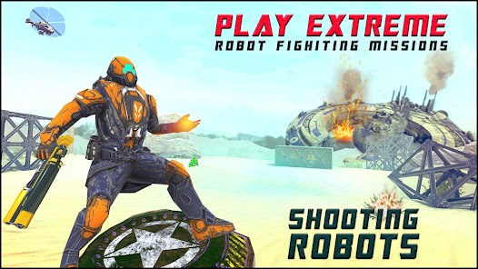 Infinity Gun Shoot Robot Games  screenshots 1
