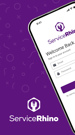 Android application ServiceRhino screenshort