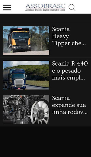 Android application ASSOBRASC screenshort