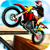 Rooftop City Motorbike Rider Stunts icon