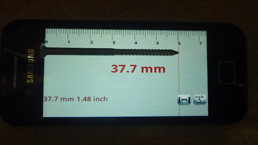 Screenshot of MM Ruler: Measuring Tape
