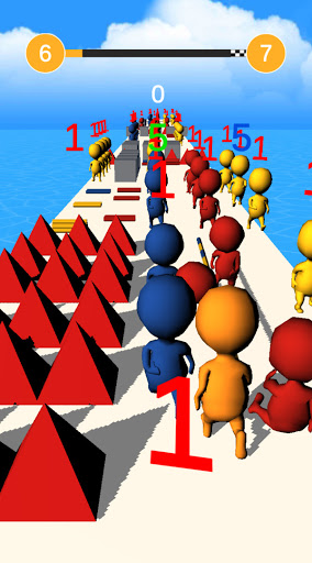 Android application Color Spear Runner 3D screenshort