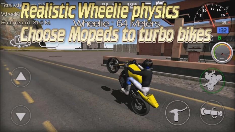 Wheelie King 3D - Realistic 3D 2 APK + Мод (Unlimited money) за Android