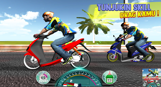 Indonesian Drag Bike Racing - Drag Indonesia 210m  screenshots 1
