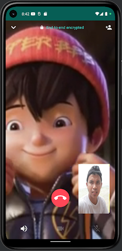 Android application Boboiboy Fake Video Call screenshort