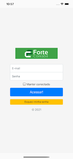 Android application Forte Contábil screenshort