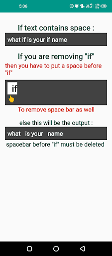 Auto replace multiple words Screen 3