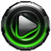 Poweramp skin Green Glow 3.12 Icon