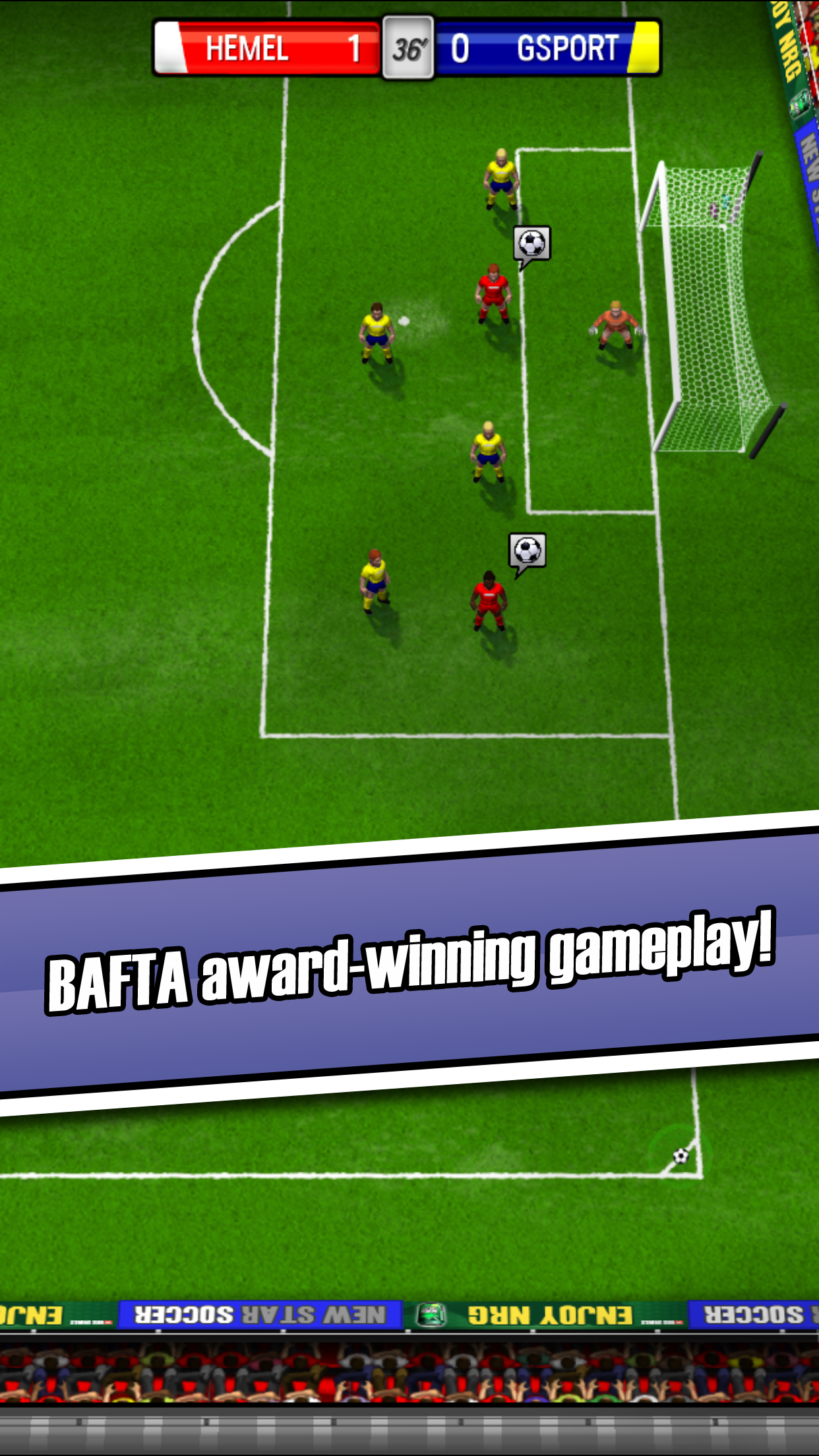 Android application New Star Soccer screenshort