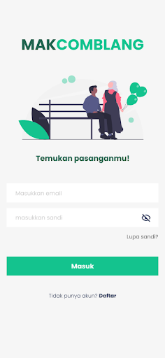 Android application Makcomblang - Gk Mandang Fisik screenshort