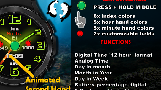 Inspire X Analog Watch Face APK For Android 5