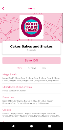 Cakes Bakes & Shakes TS7 Screen 2