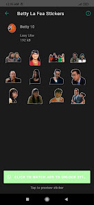 Screenshot 7 Stickers de Betty La Fea Anima android