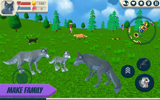 Wolf Simulator: Wild Animals 3 - Simulation - games