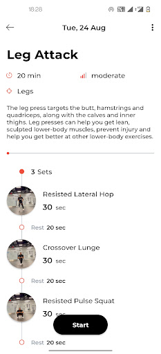 Lion Den Training Screen 3