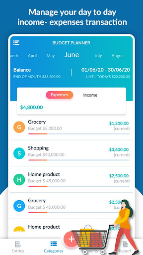 Monthly Budget Planner - Expen Screen 3