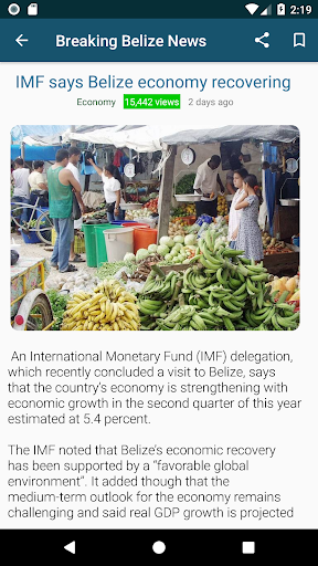 Breaking Belize News Screen 2