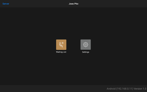 Android application BLogic QWaitlist screenshort