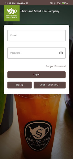 Android application Short and Stout screenshort
