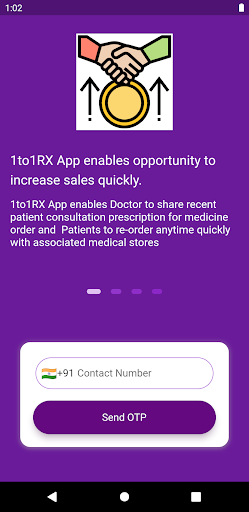 Android application 1to1RX MediLab screenshort