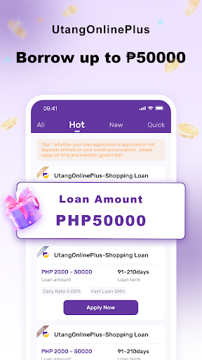 Android application UtangOnlinePlus-Installment screenshort