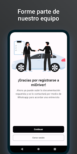 miDriver conductor Screen 3