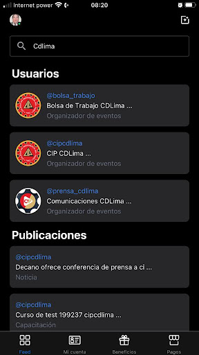 CIP Móvil - CIP CDLima Screen 2
