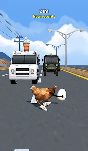Cross The Road: Help Chicken