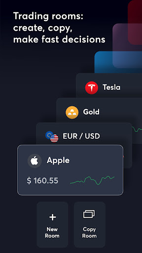 Android application Finrooms trading screenshort