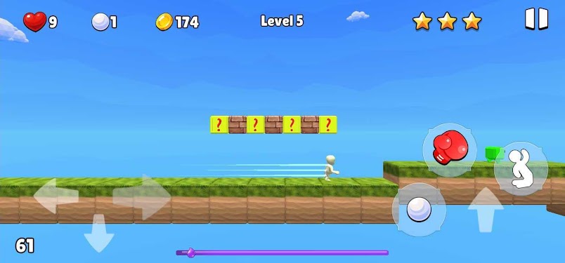 #2. Super Guy World (Android) By: Ludo Corp