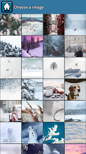 Android application Snow Wallpaper screenshort
